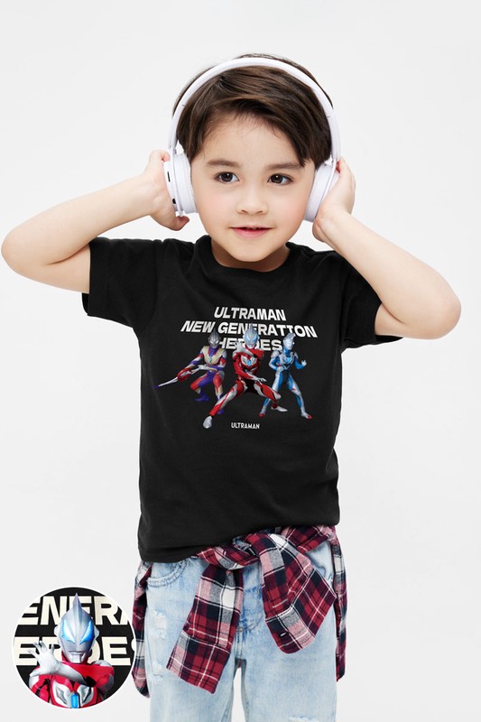 超人力霸王印花T恤-04-童