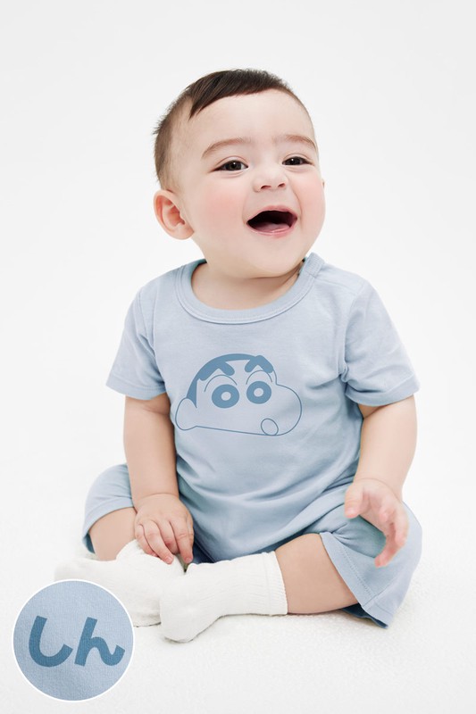 蠟筆小新純棉印花連身衣-Baby