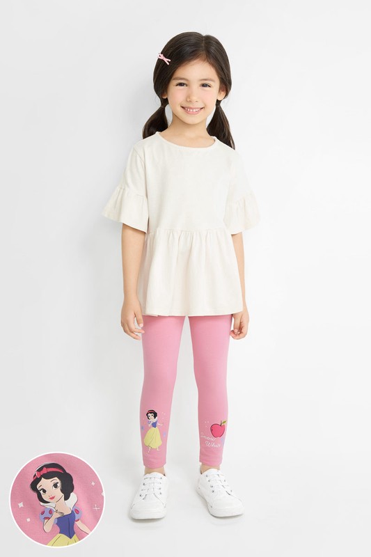 迪士尼系列彈力九分內搭褲-童