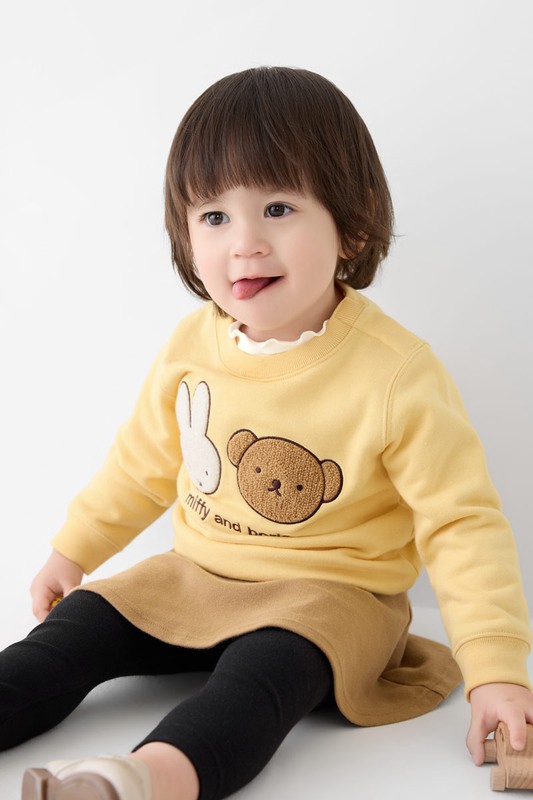 Miffy and Friends毛圈電繡圓領衫-03-Baby