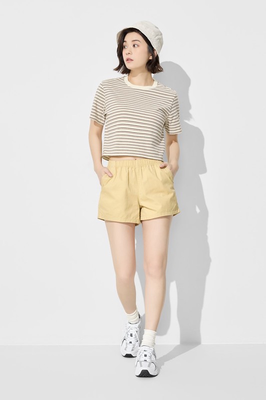 棉質輕便短褲-女