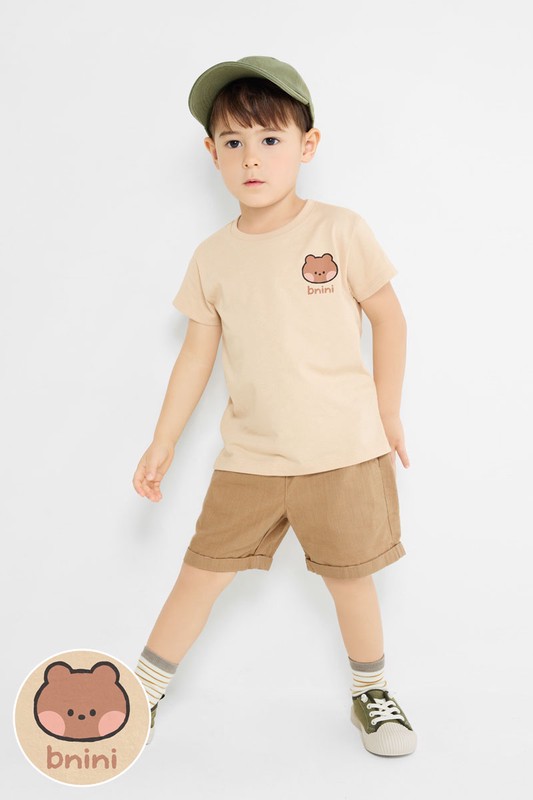 LINE FRIENDS minini印花T恤-01-童