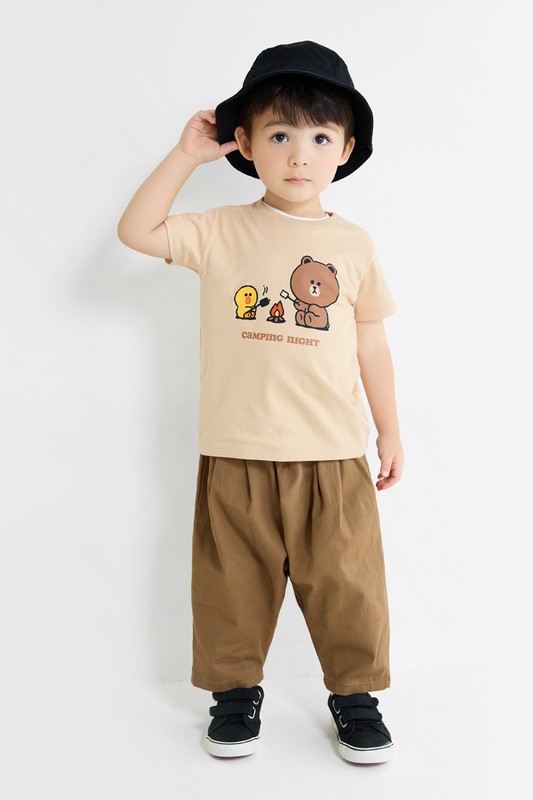 LINE FRIENDS印花T恤-02-童