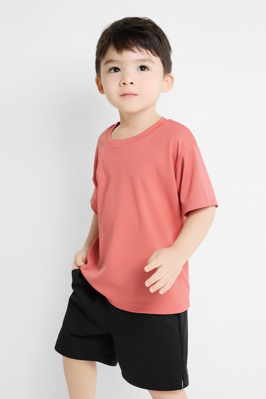 吸排網眼T恤-童