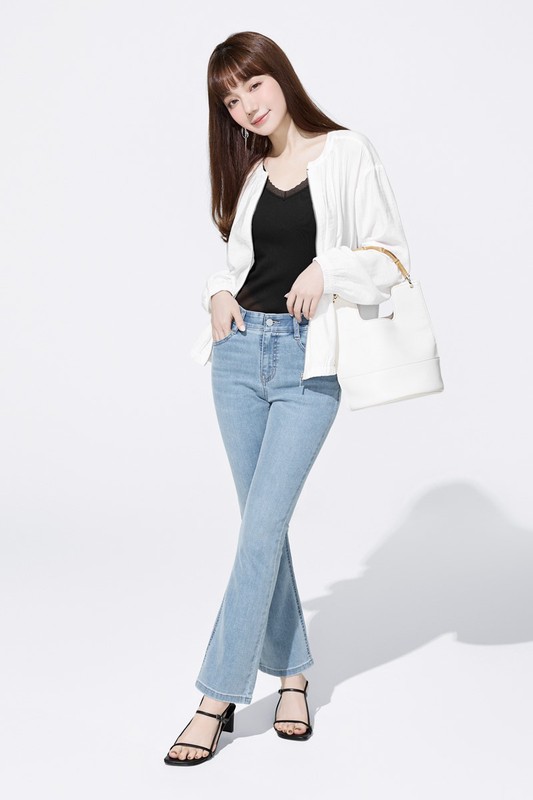 羅紋蕾絲背心-女