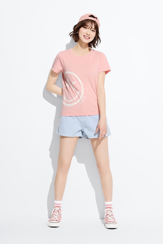 S.W.SMILEY®印花T恤-02-女