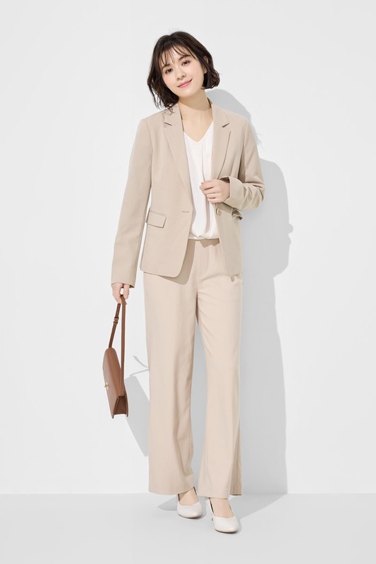 彈性西裝外套-女