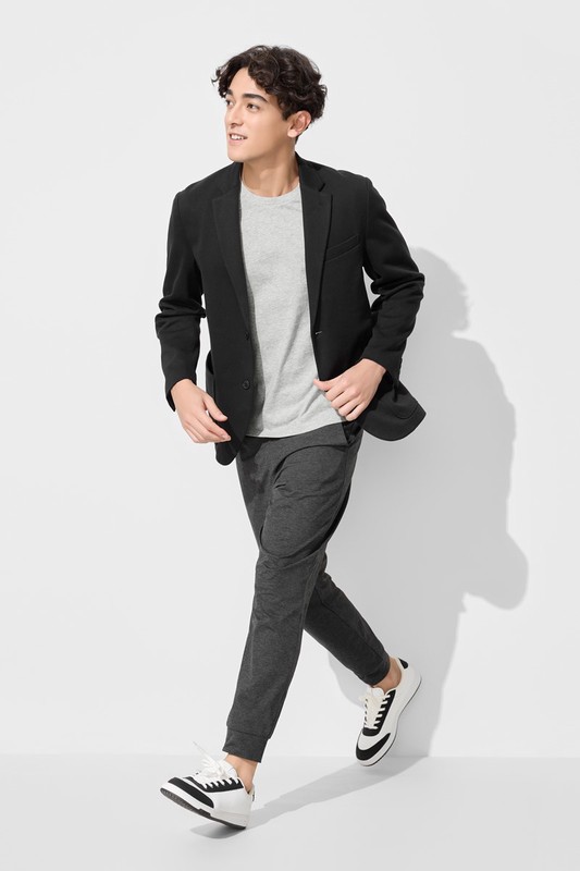 舒適西裝外套-男