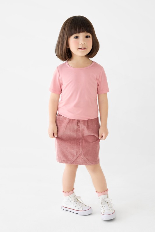 heatup圓領短袖上衣-童