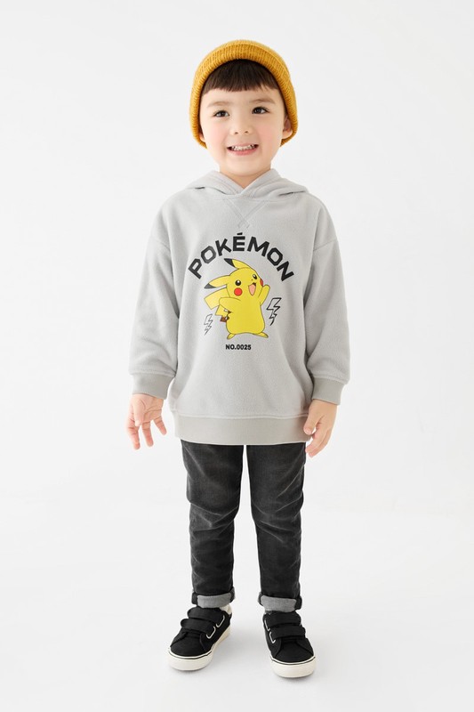 寶可夢Fleece寬鬆連帽上衣-童
