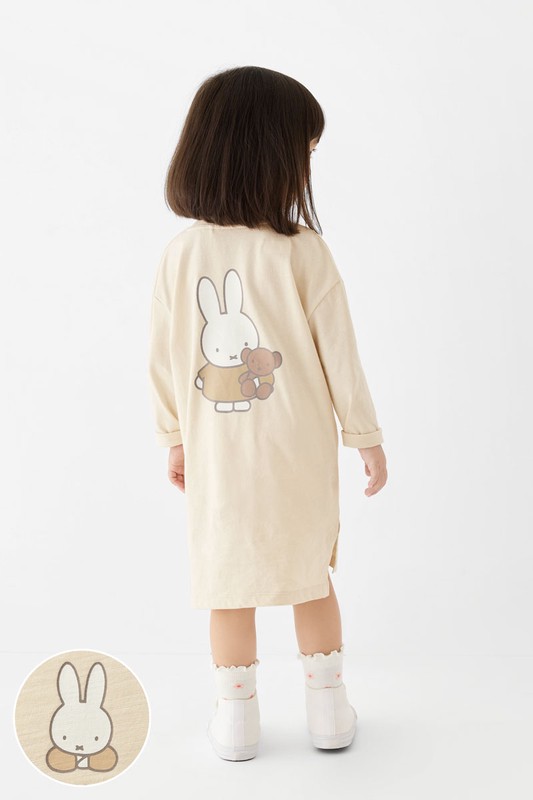 Miffy竹節棉長版上衣-童