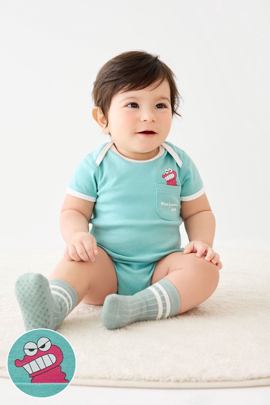 蠟筆小新純棉羅紋包臀衣-Baby