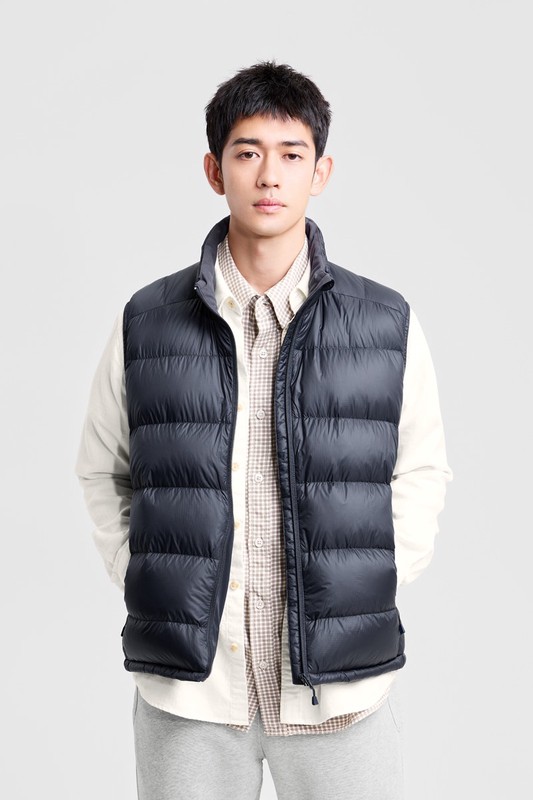 極暖羽絨背心-男