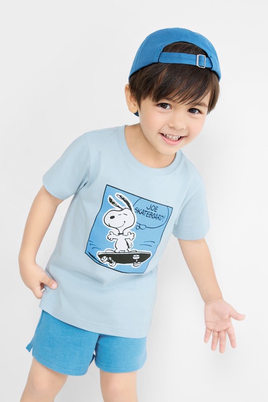 史努比系列印花T恤-32-童