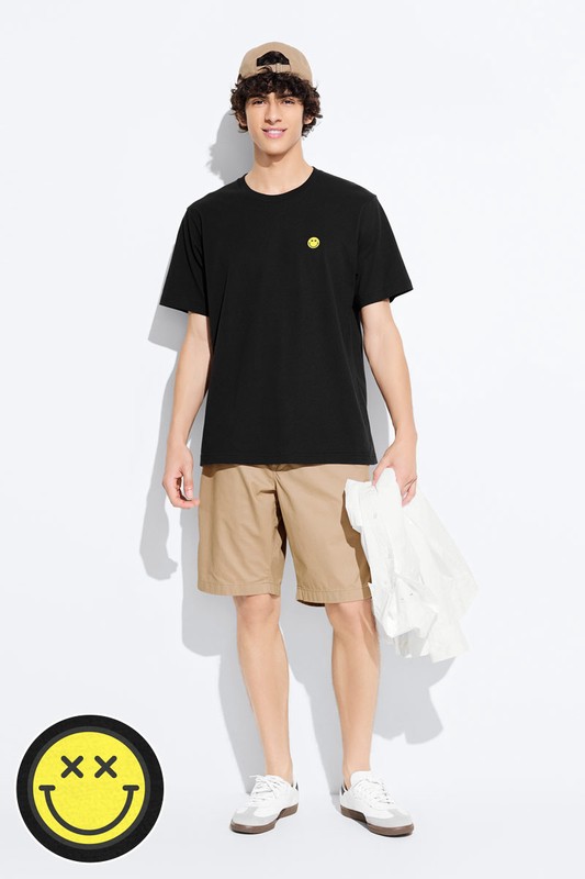 S.W.SMILEY®印花T恤-01-男