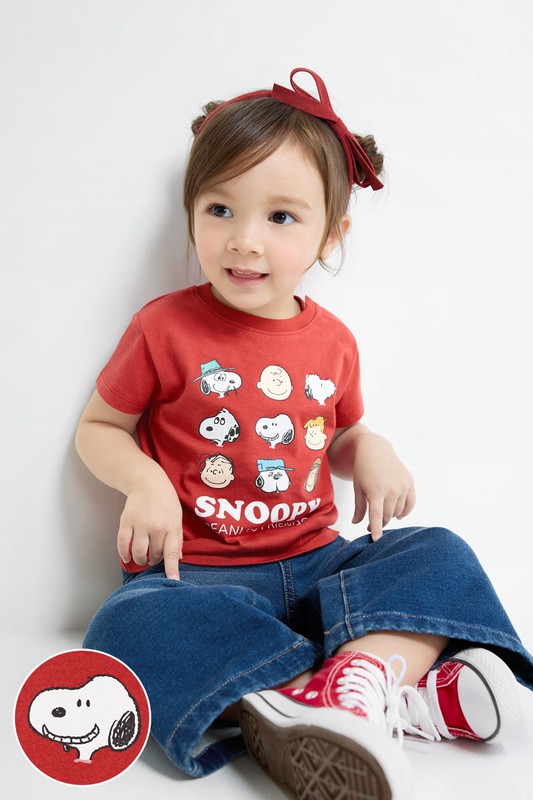 史努比系列印花T恤-08-Baby