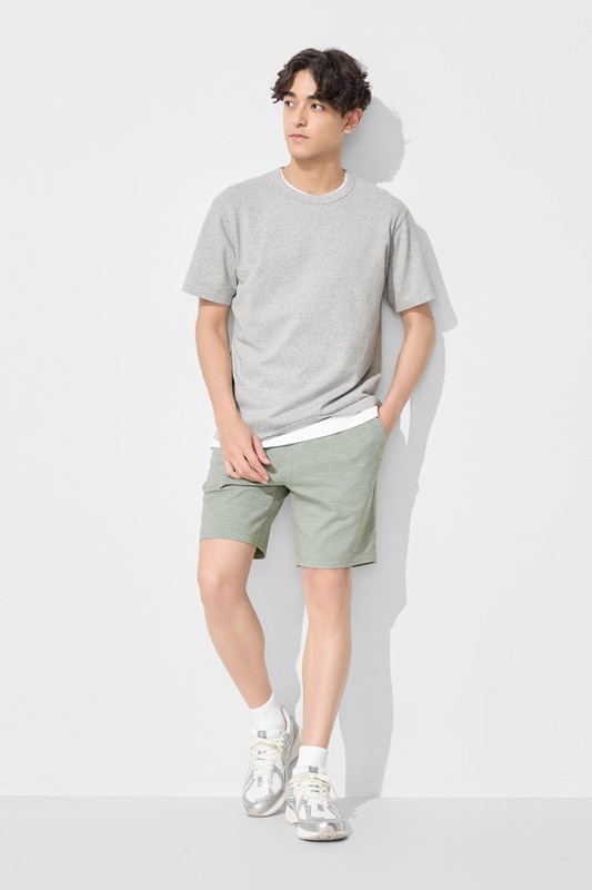 快乾棉休閒短褲-男