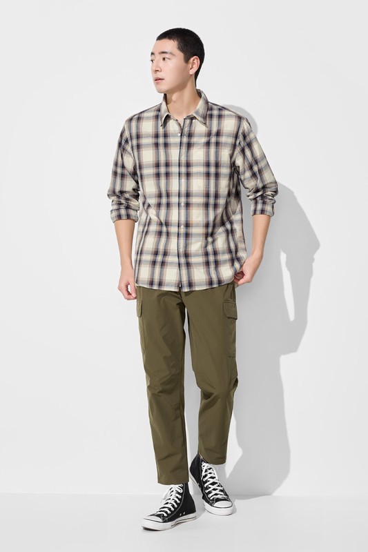 機能彈性工裝九分褲-男