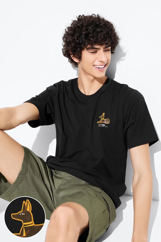 大人的圖鑑印花T恤-07-男