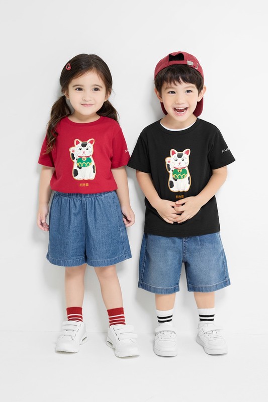 大人的圖鑑印花T恤-01-童