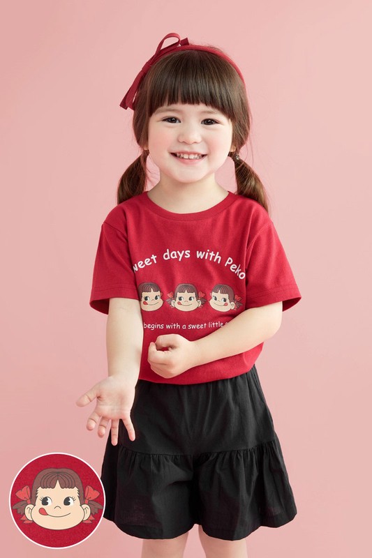 PEKO & POKO印花T恤-11-童