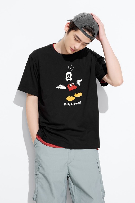 迪士尼系列印花T恤-40-男