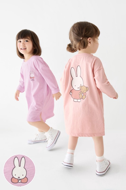 Miffy竹節棉長版上衣-童