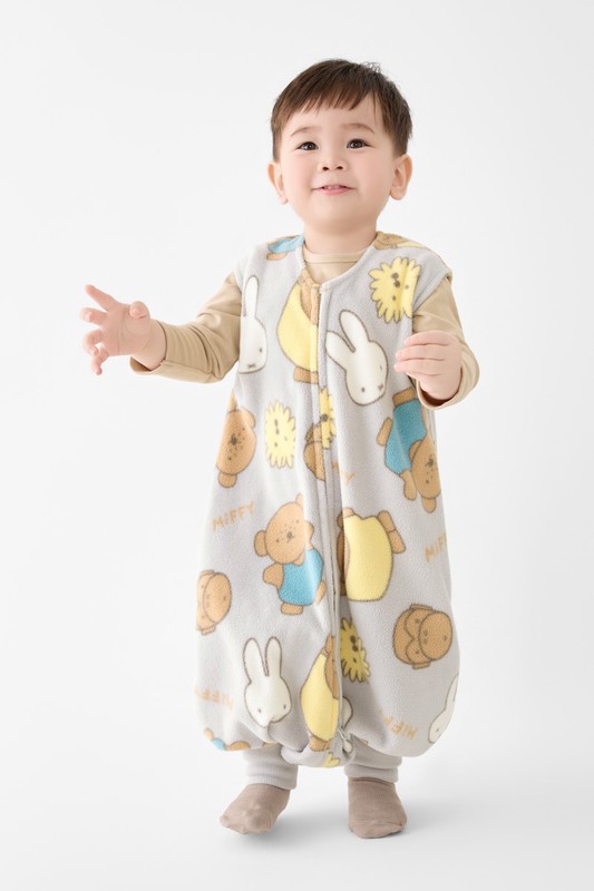 Miffy and Friends Fleece印花連身防踢背心-Baby