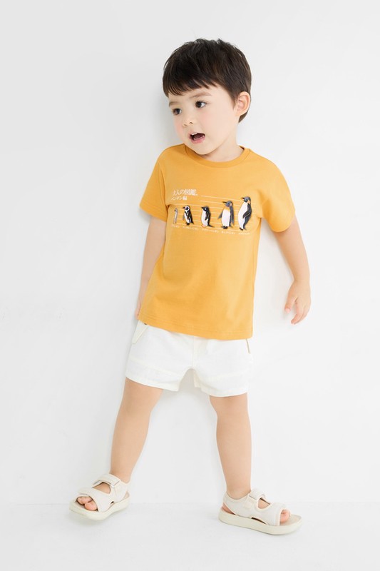 大人的圖鑑印花T恤-03-童