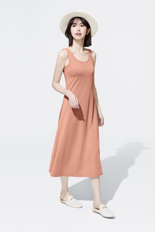 純棉背心長洋裝-女