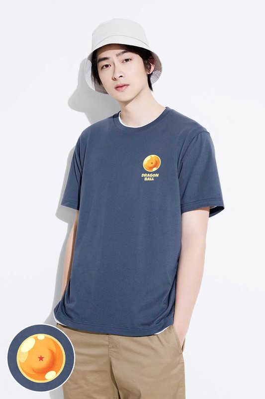 七龍珠厚版印花T恤-07-男