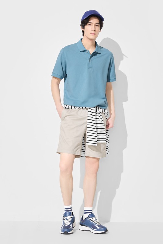 快乾網眼polo衫-男