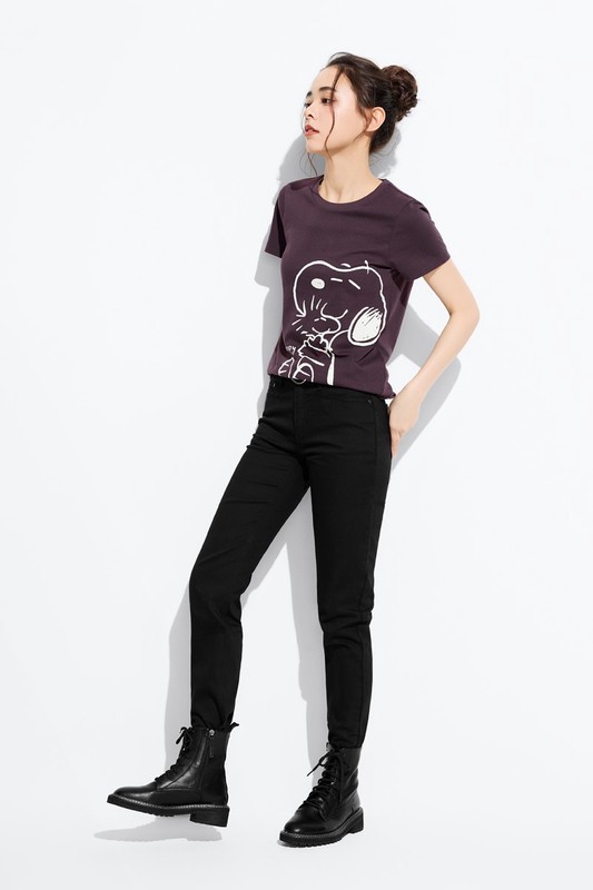 史努比系列印花T恤-11-女