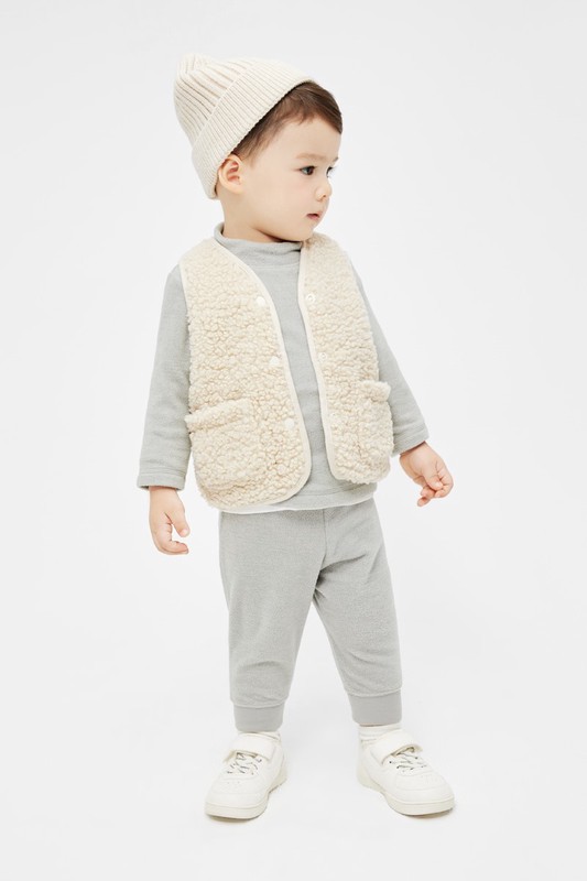 Fleece立領上衣-Baby