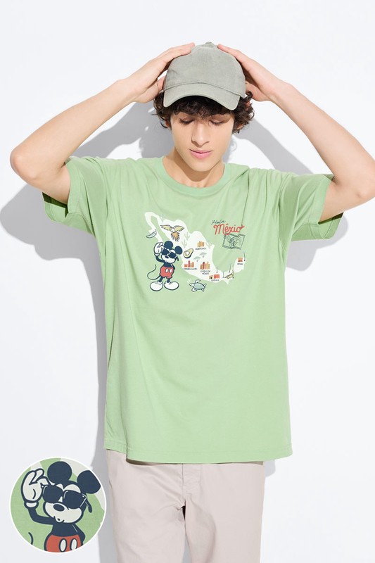 迪士尼系列印花T恤-25-男