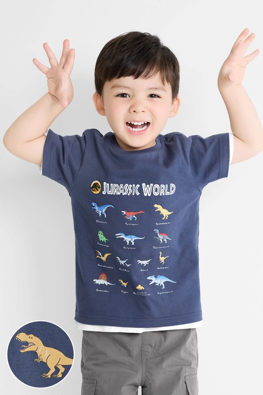 Jurassic World印花T恤-11-童