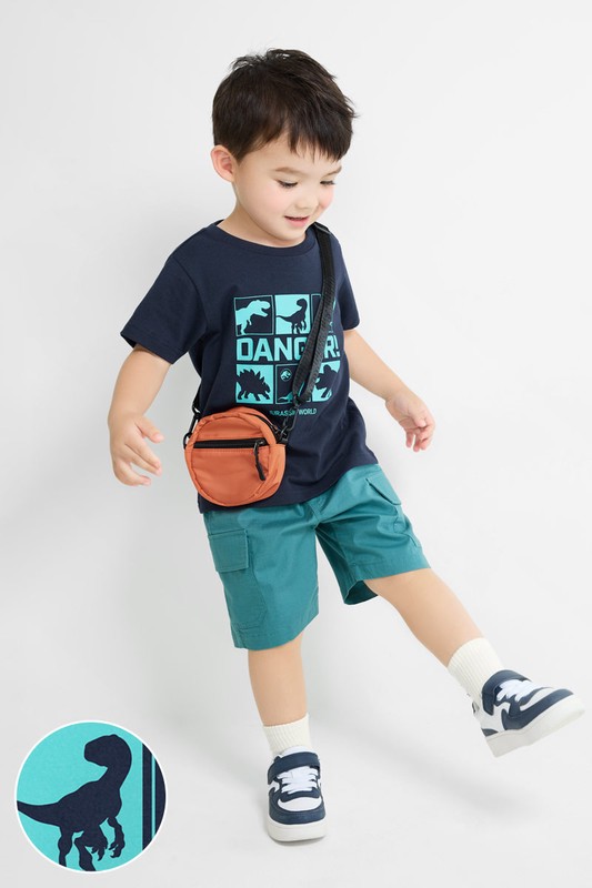 Jurassic World印花T恤-02-童