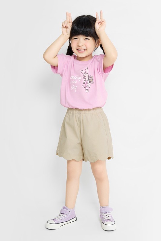 迪士尼系列竹節棉印花T恤-02-童