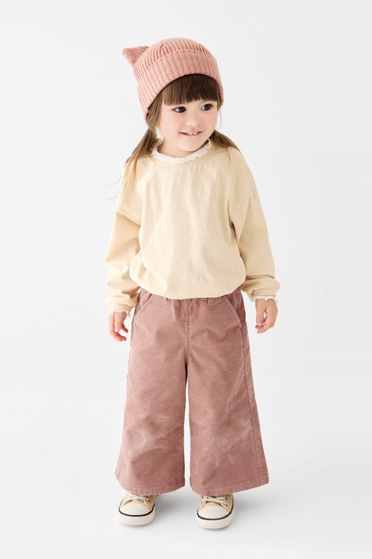 貓耳造型針織帽-童