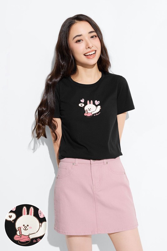 LINE FRIENDS印花T恤-06-女