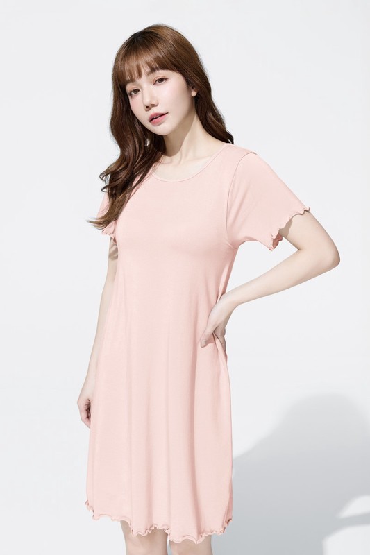 Bra莫代爾木耳邊洋裝-女