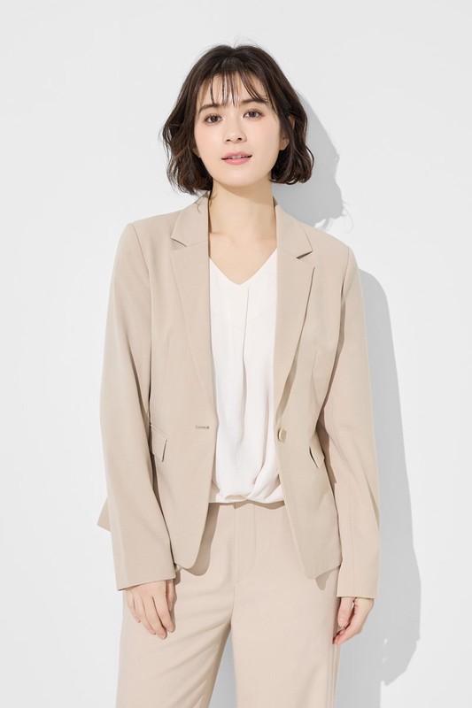 彈性西裝外套-女