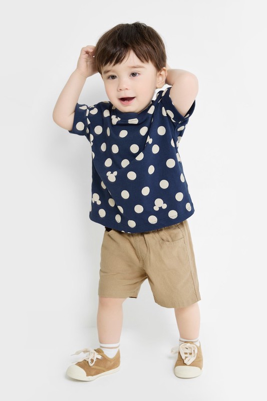 純棉鬆緊短褲-Baby