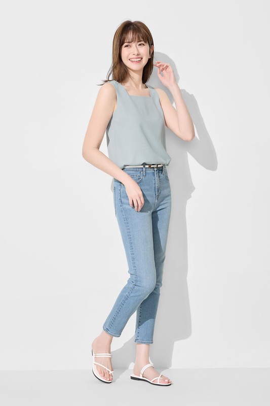 雪紡方領背心-女