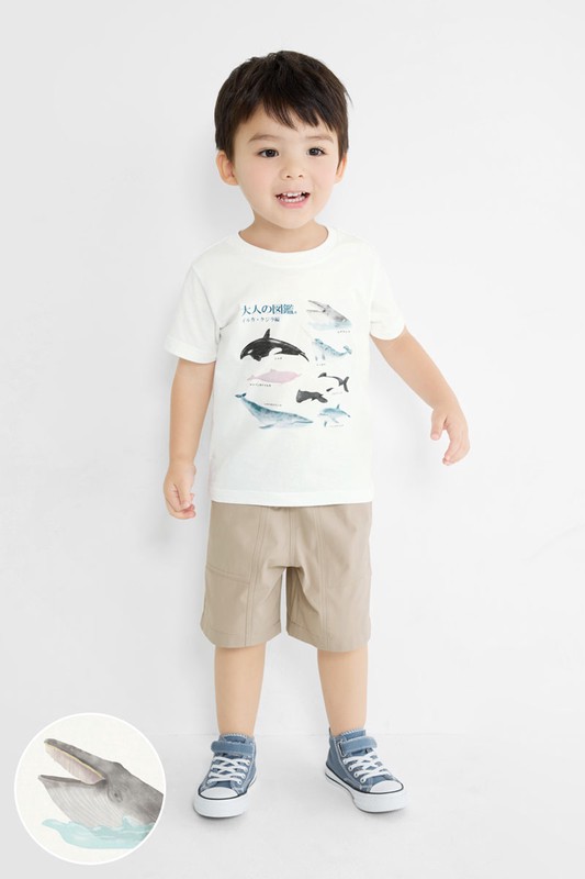 大人的圖鑑印花T恤-02-童