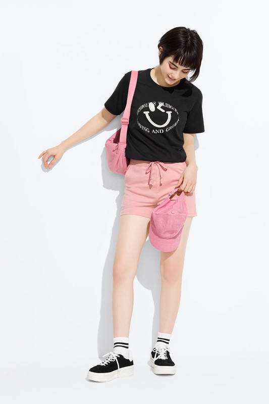 S.W.SMILEY®厚版印花T恤-05-女