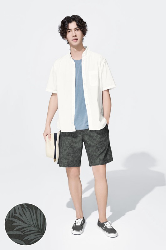 印花輕便短褲-02-男