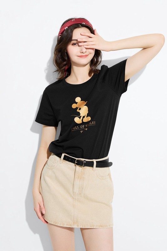 迪士尼系列印花T恤-05-女