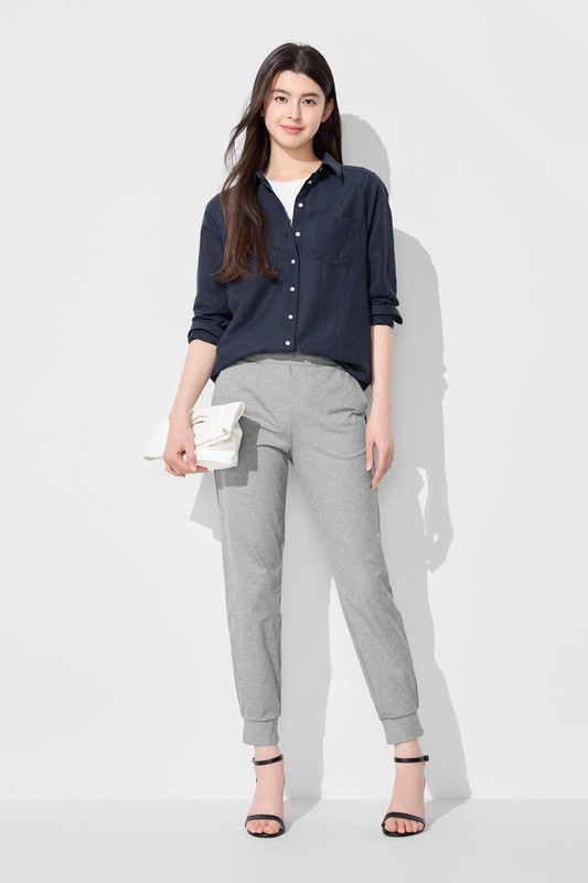 彈性運動束口褲-女