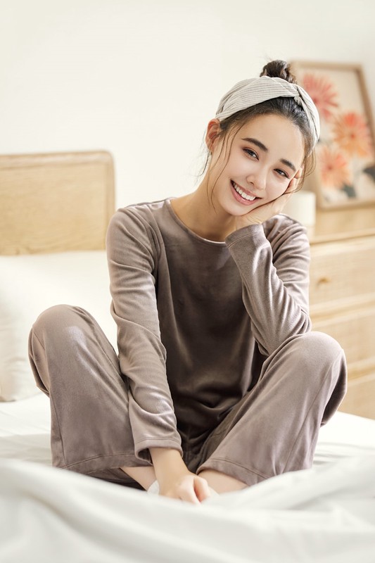 絲絨家居套裝-女